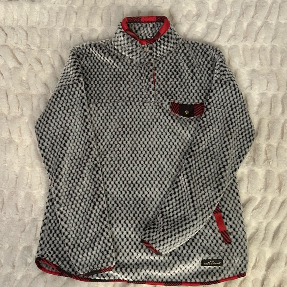 Simply Southern Plaid Pullover